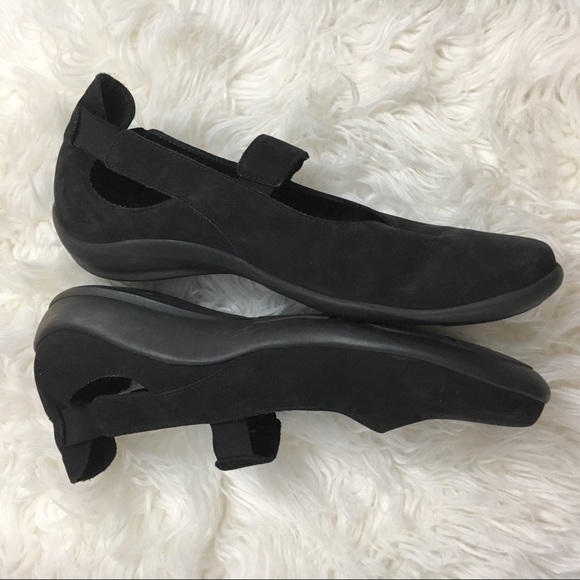 Arche Shoes - Arche leather nubuck Mary Jane flats France 39